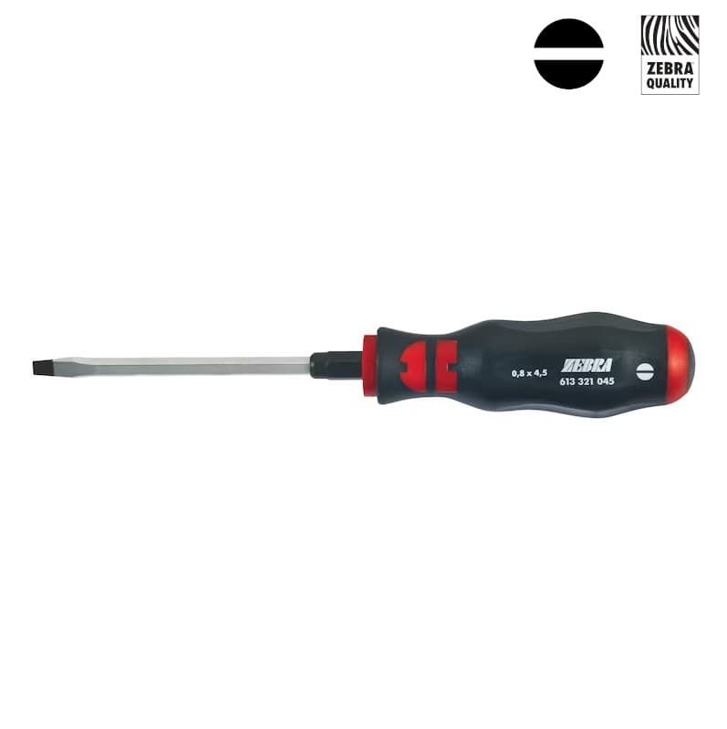 Отвертка с прямым профилем, ударная с шестигранным лезвием