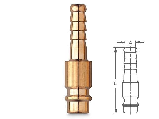Ниппель «папа» быстросъемный для шланга