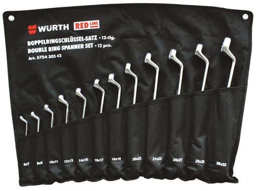 Набор ключей накидных двойных RED Stripe