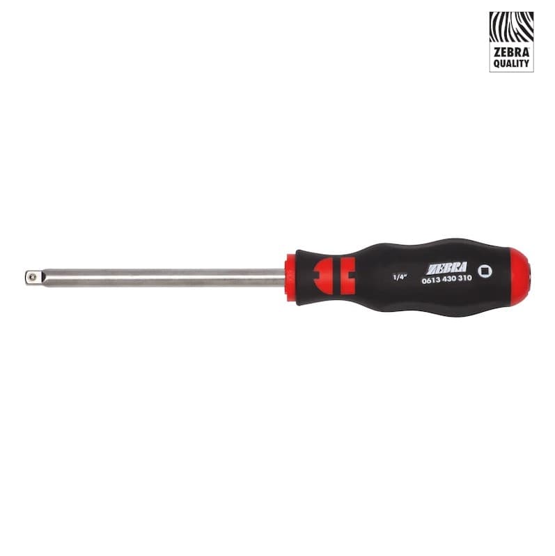 Отвертка 1/4" с держателем для головок